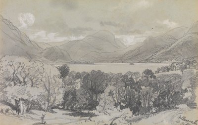 Ullswater, 14 October 1836 by Edward Lear